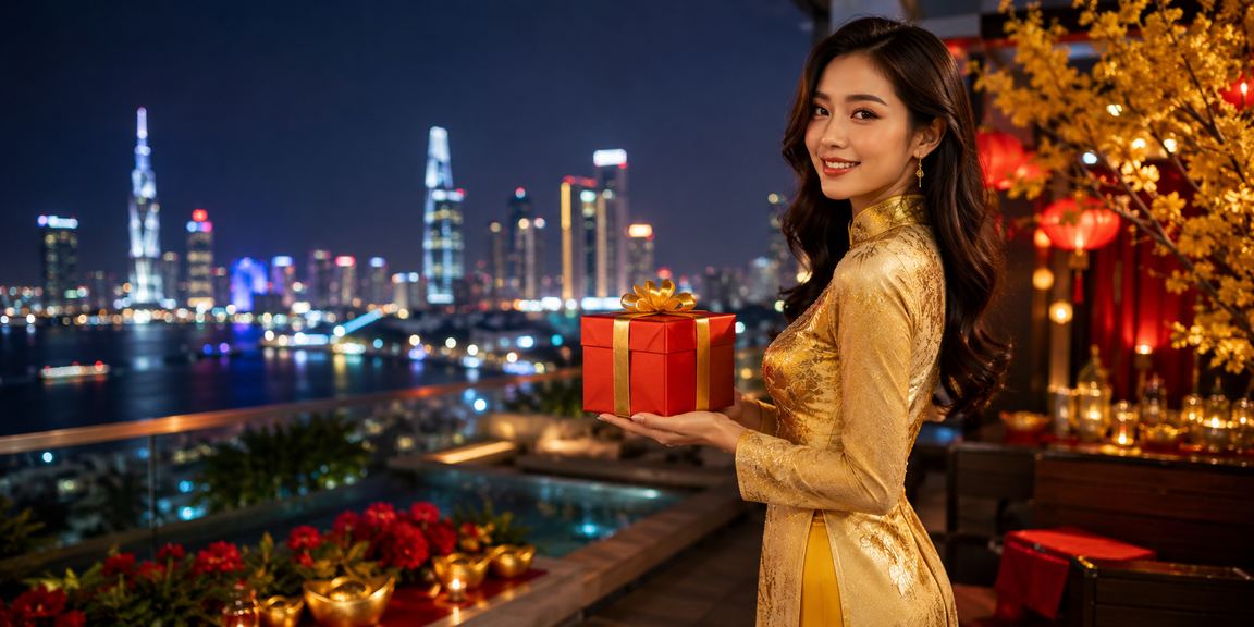 Phụ nữ Hồ Chí Minh mặc áo dài theo dõi sự kiện thể thao và đặt cược trực tuyến